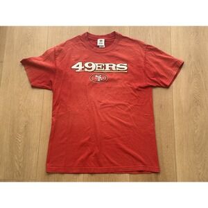 NFL Vintage 49ers Short Sleeve Tee Shirt Size L Mens‎ Team Apparel